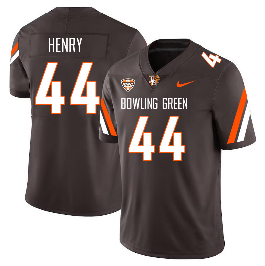 Bowling Green Falcons #44 Jace Henry College Football Jerseys Stitched Sale-Brown